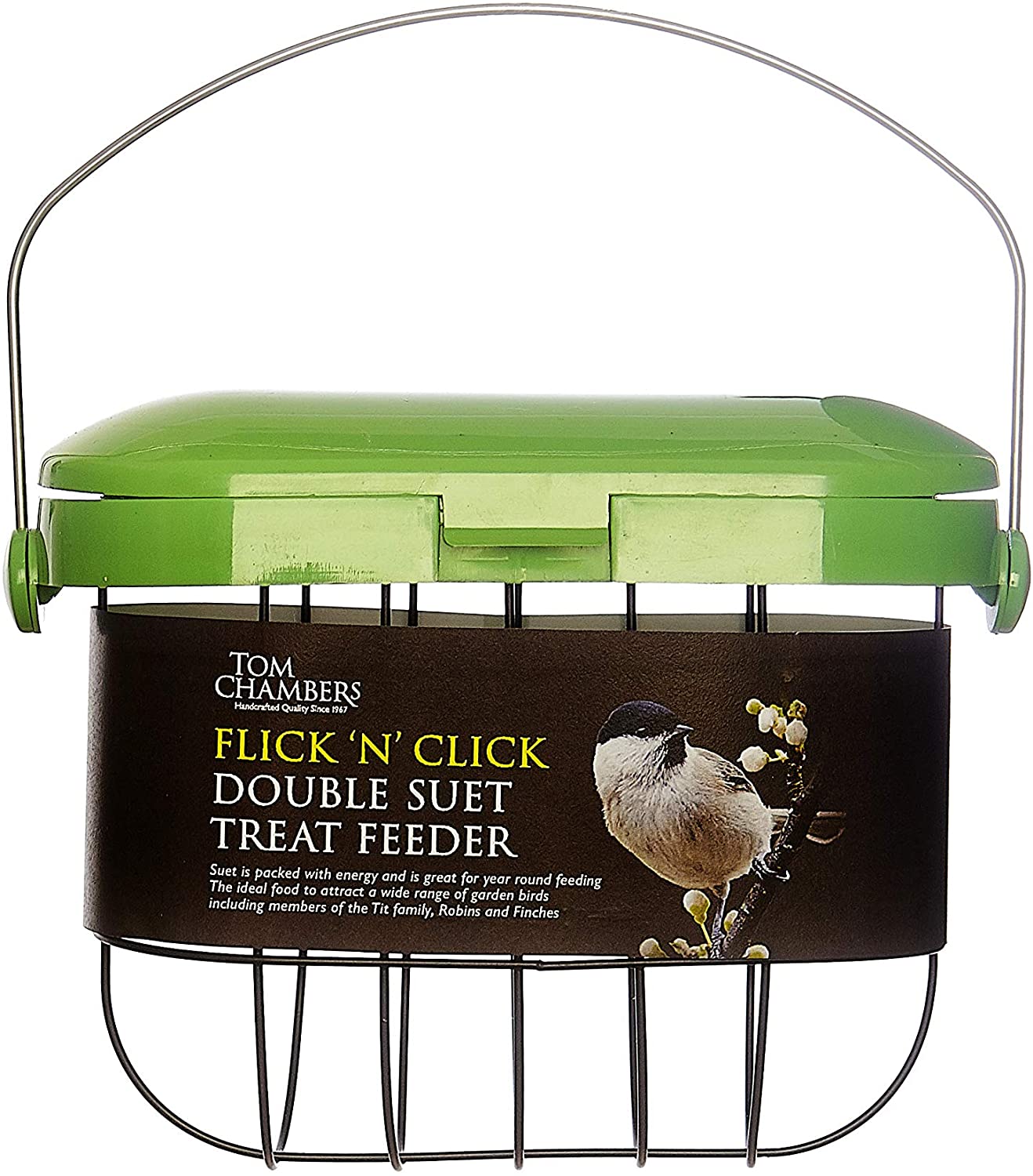Tom Chambers Flick 'n' Click Double Suet Treat Feeder FBS016