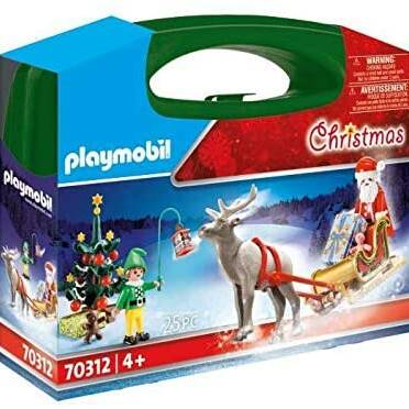 PLAYMOBIL 70312 CHRISTMAS CARRY CASE WITH FATHER CHRISTMAS