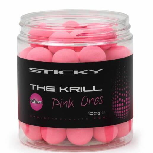 Sticky Baits The Krill Pink Ones 12mm 100g Pot