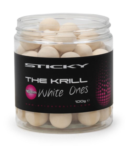 Sticky Baits The Krill White Ones 16mm 100g Pot