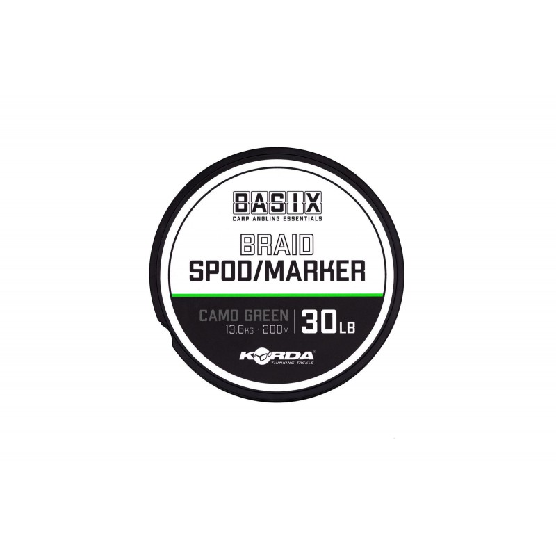 Korda Basix Spod/Marker Braid 200m Camo Green 30lb