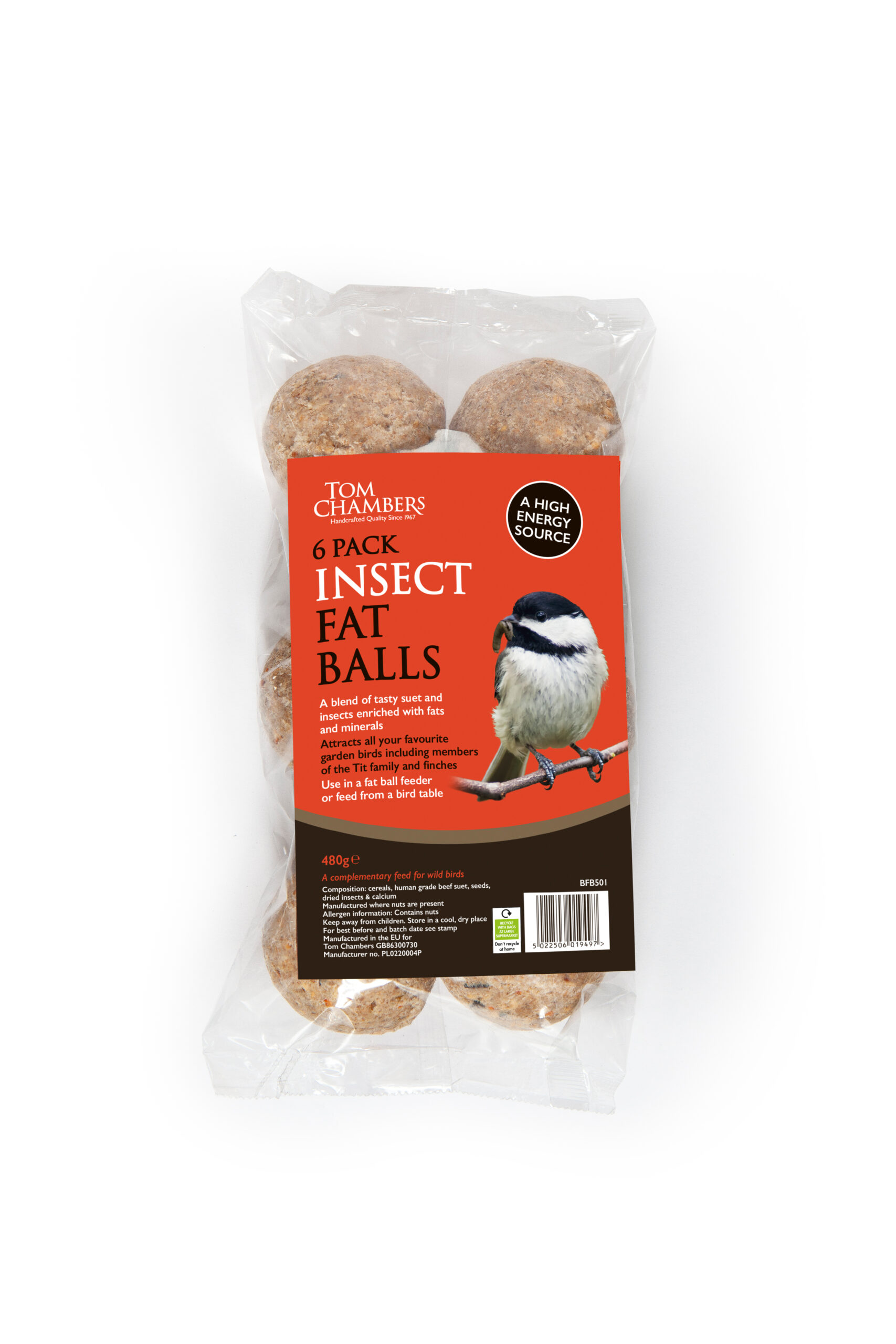 Tom chambers Fat Balls - 6 pack - Insect - No Nets