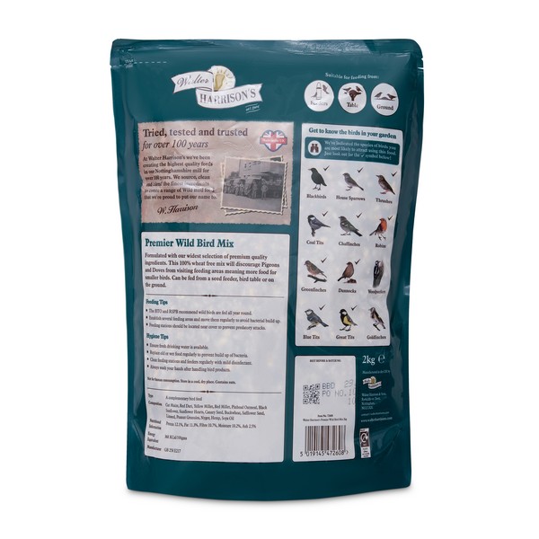 Harrisons Premier Wild Bird Mix 2kg