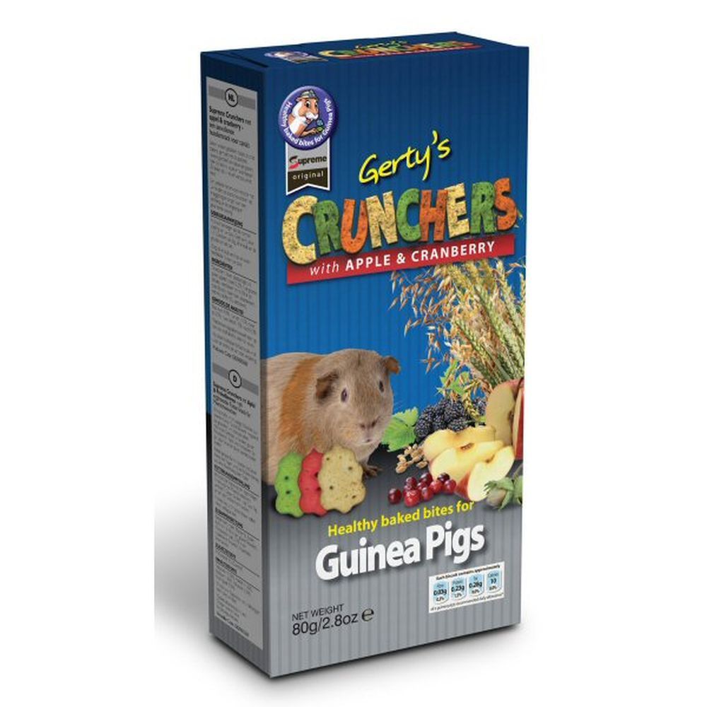 Supreme Crunchers Gerty's Guinea Pig Apple & Cranberry 80g 