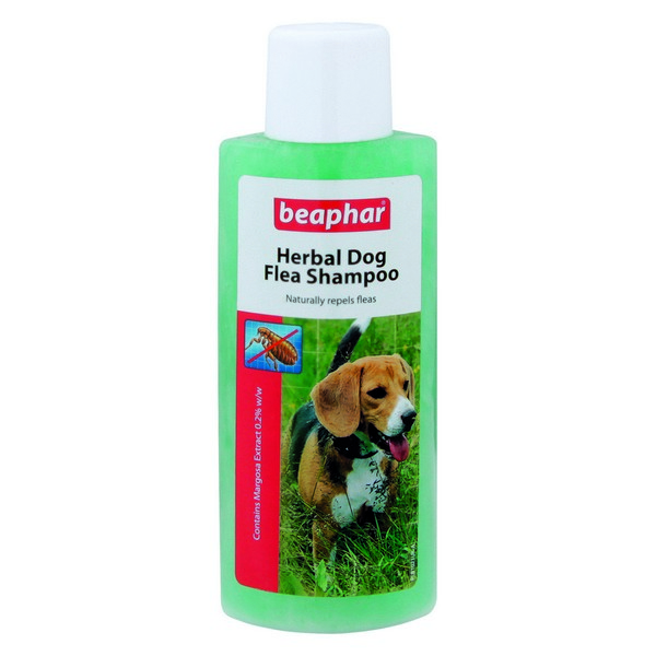 Beaphar Dog Flea Shampoo - (Herbal - green) 250ml