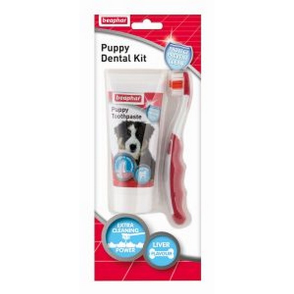 Beaphar Puppy Dental Kit (paste & brush) 50g