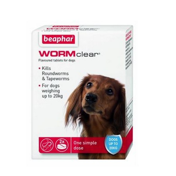 Beaphar WORMclear® Dog to 20kg 2 tab