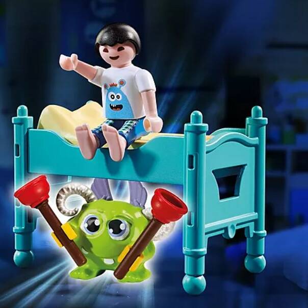 PLAYMOBIL CHILD WITH MONSTER