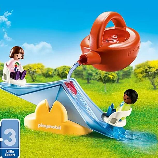 PLAYMOBIL 70269AQUA WATER SEESAW WITH WATERING CAN FOR 18+ MONTHS