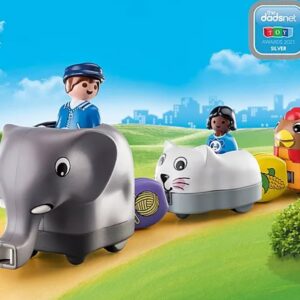 PLAYMOBIL 70405 1.2.3 ANIMAL TRAIN FOR 18+ MONTHS