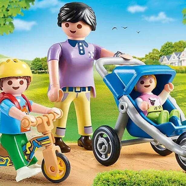 PLAYMOBIL 70284 CITY LIFE PRE-SCHOOL MOTHER WITH CHILDREN