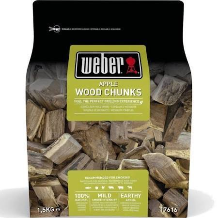 Weber Apple Wood Chunks 1.5kg 17616