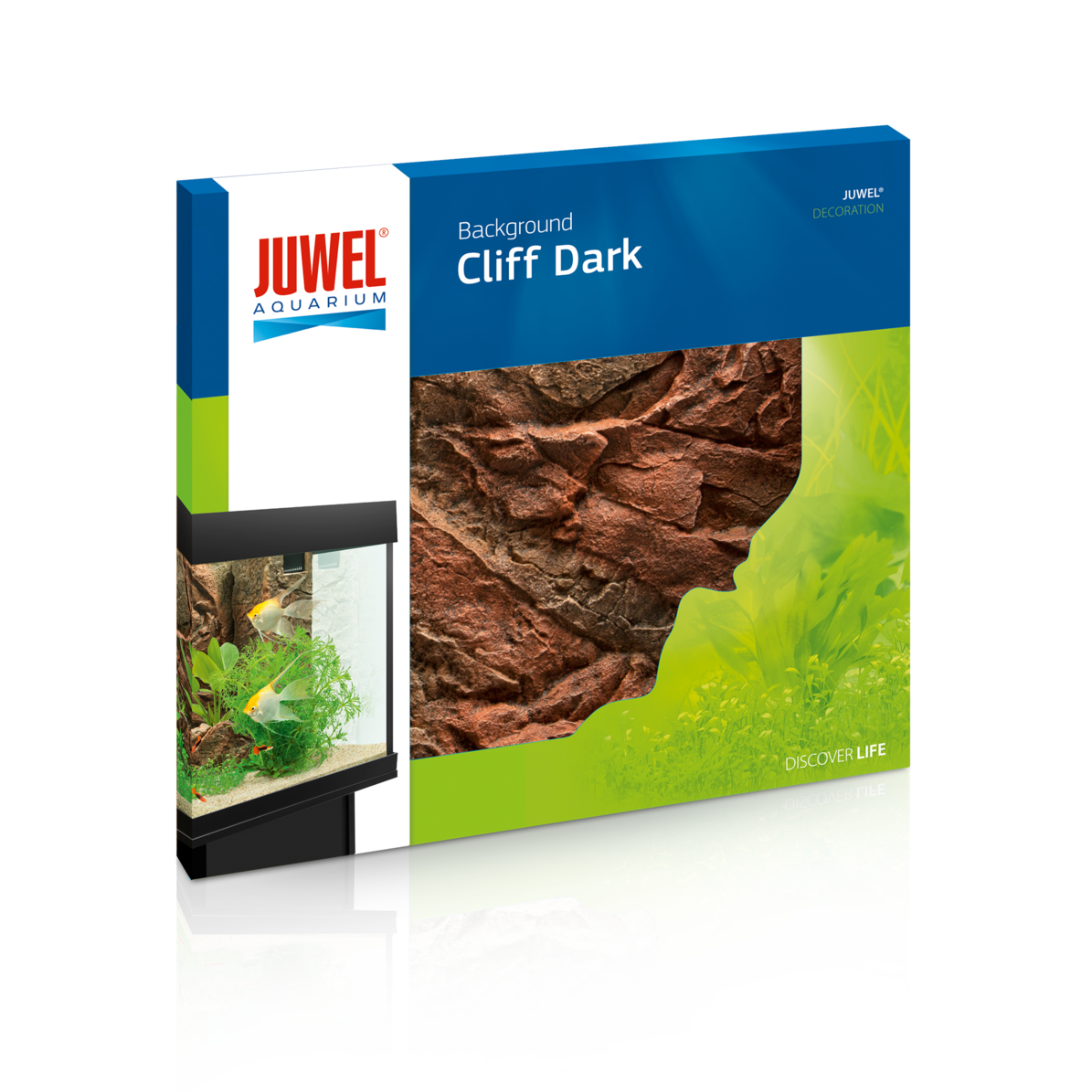 Juwel Aquarium Background - Cliff Dark