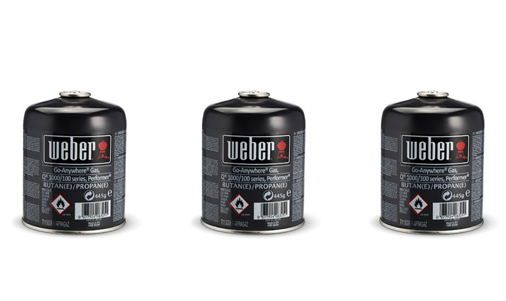 Weber Disposable gas canister Triple pack 3 x 445g (17669)