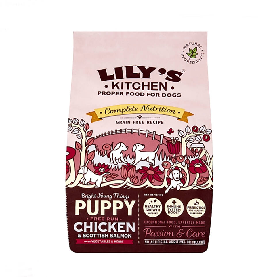 Lily's Kitchen Puppy Chicken & Salmon Dry Dog Food - 1kg