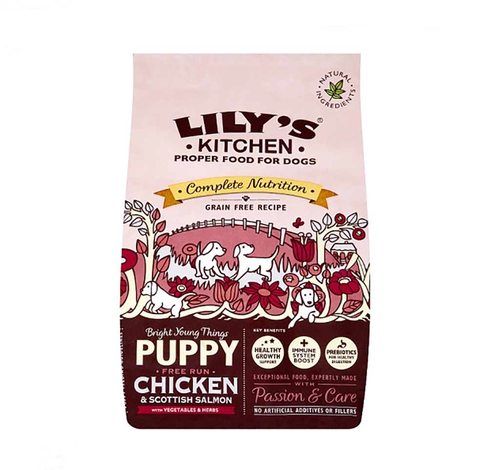 Lily's Kitchen Puppy Chicken & Salmon Dry Dog Food - 1kg