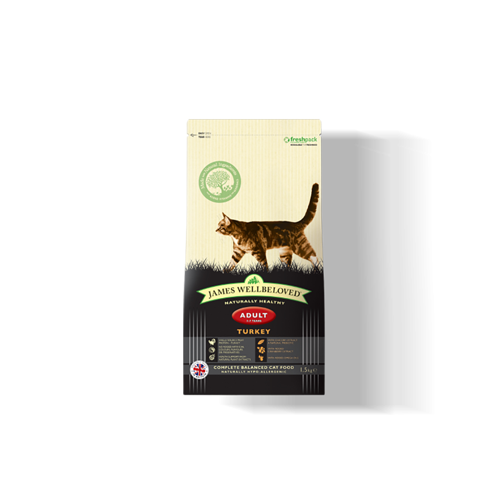 James Wellbeloved - Cat - Adult - Turkey & Rice - 4kg