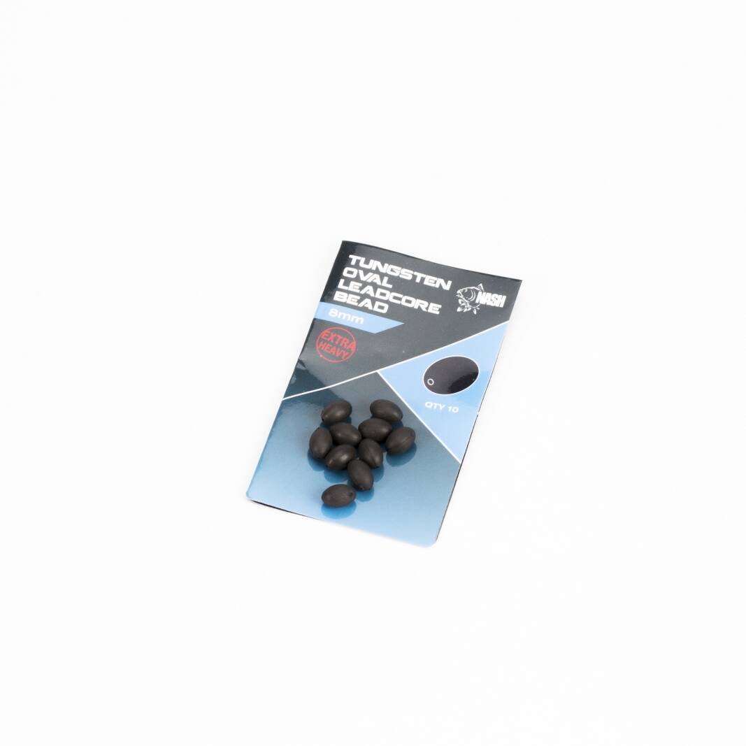 Nash Tungsten Oval Bead Leadcore - 8mm
