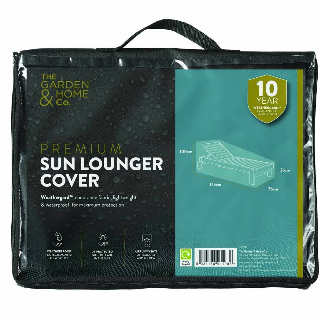 Gardman Sun Lounger Cover Green 37018