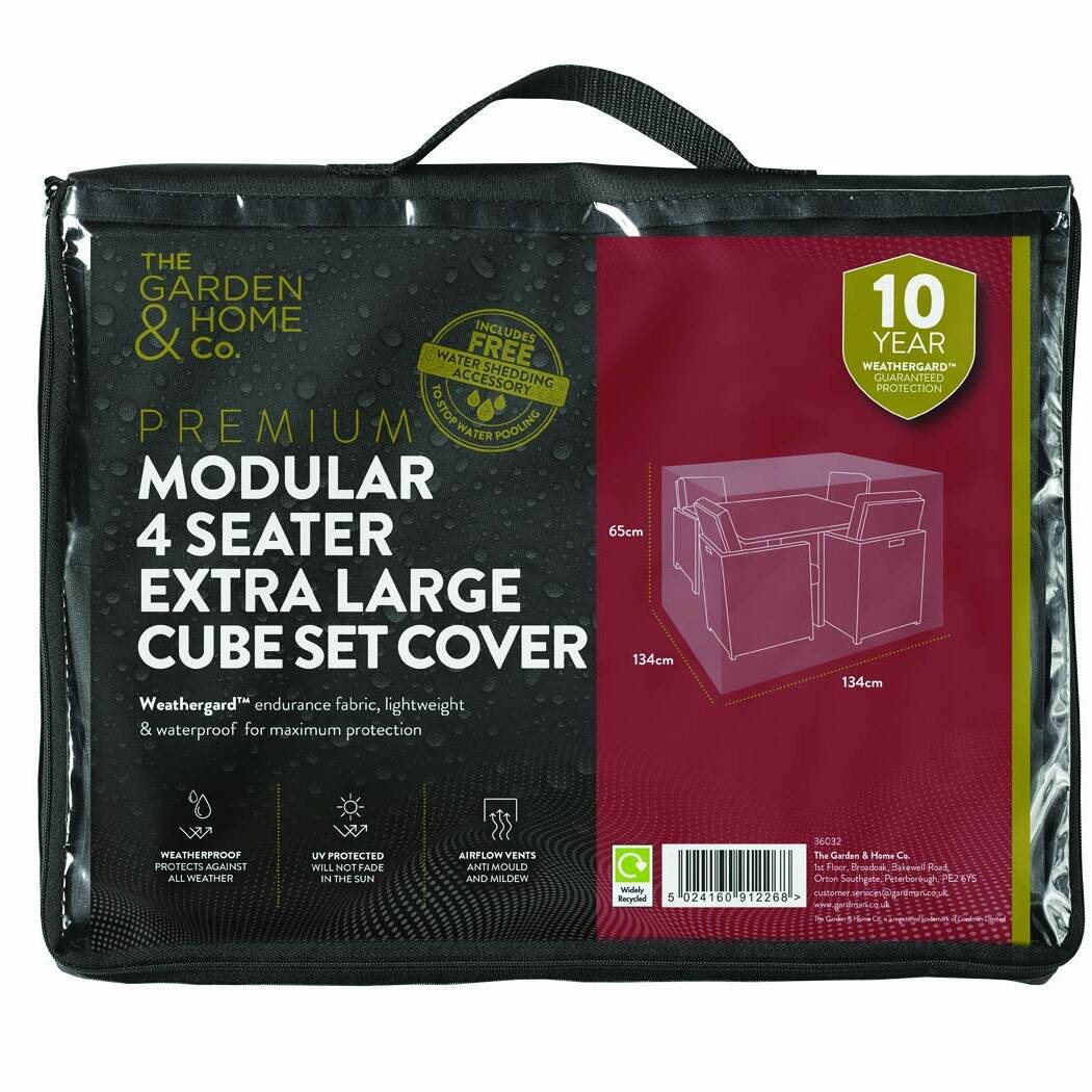 Gardman 4 Seat XL Cube Cover Grey 38032