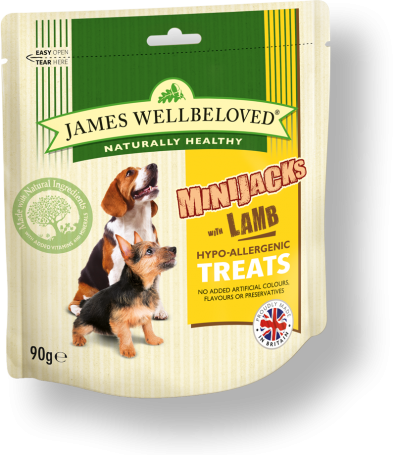 James Wellbeloved Minijacks Lamb 90g