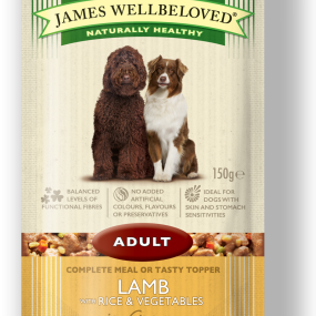 James Wellbeloved Dog - Adult - Wet Pouch - Lamb 10x150g