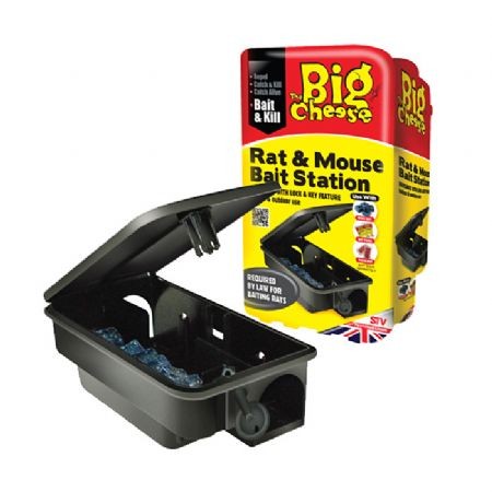The Big Cheese Rat & Mouse Bait Station With Lock And Key 