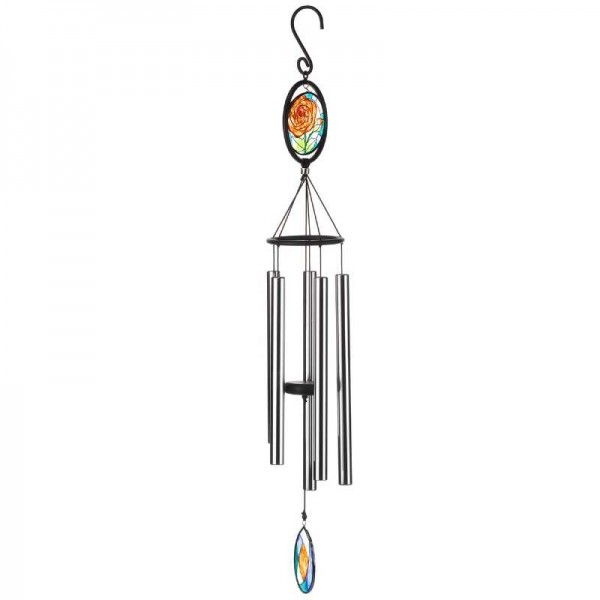 Smart Garden Glass Rose Windchime