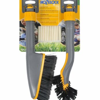 Hozelock Brush Twin Pack Car Care / Wheel / Shampoo Sticks (2624)