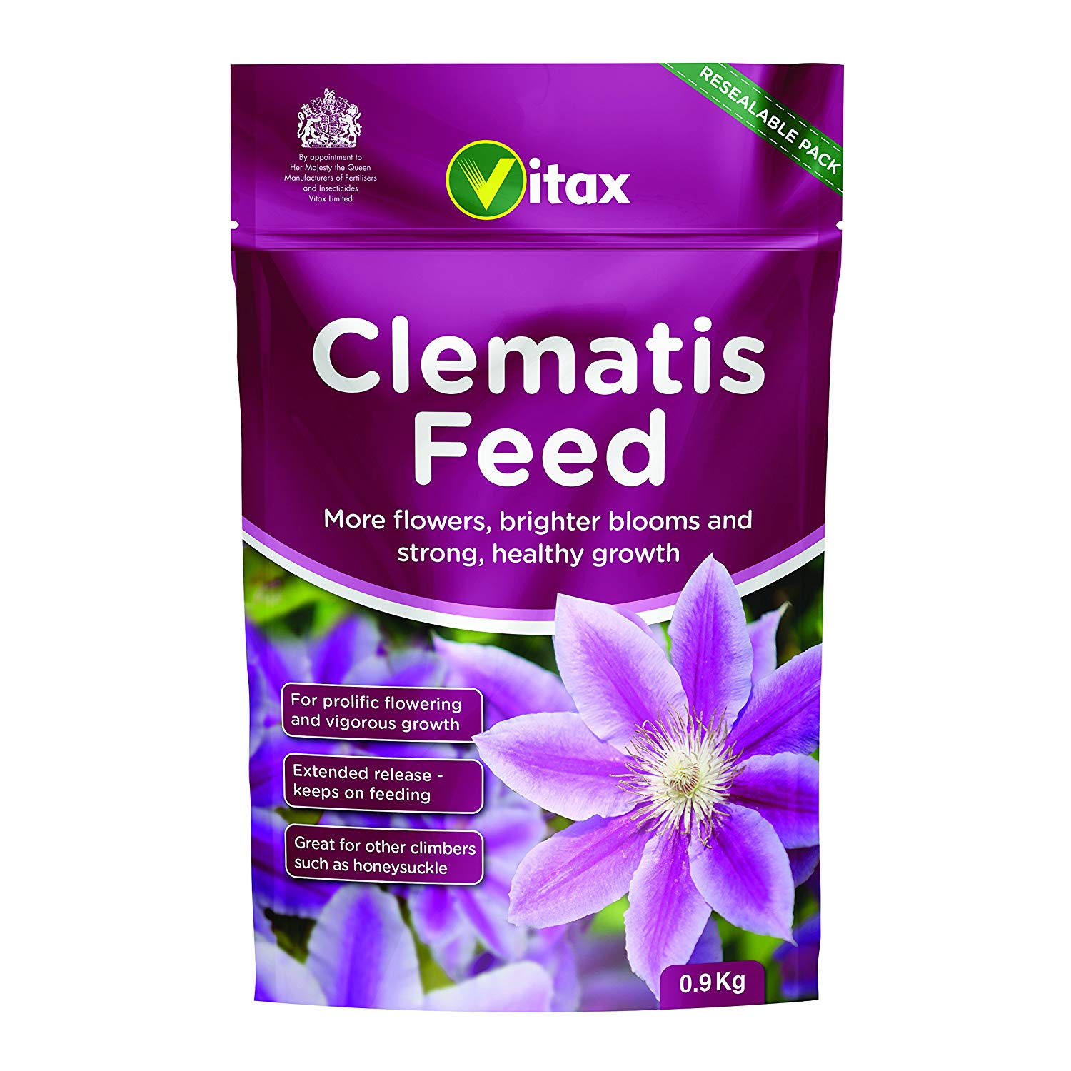 Vitax Clematis Feed Pouch - 0.9Kg