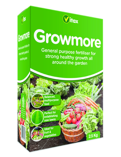 Vitax Growmore Fertiliser - 2.5Kg