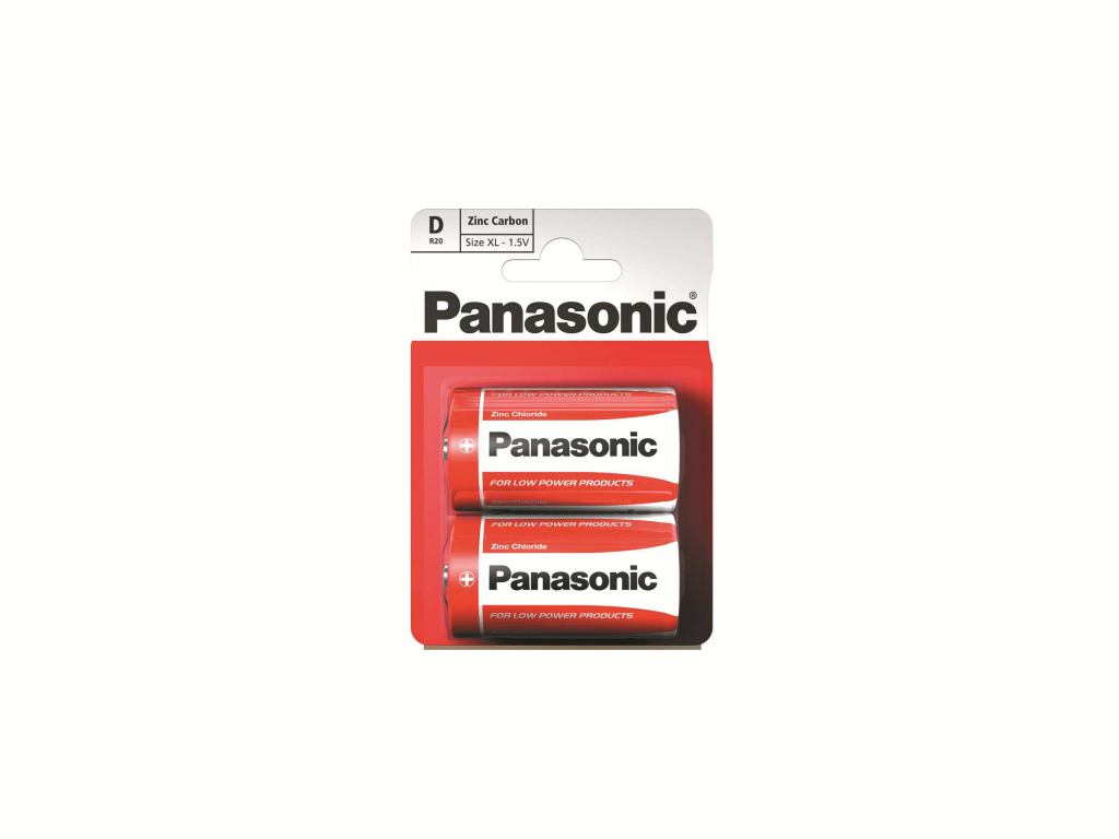 Panasonic Zinc Carbon D Batteries 