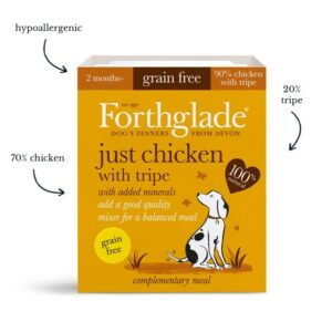 Forthglade Just Chicken with Tripe Grain Free 395g