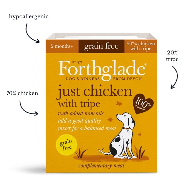 Forthglade Just Chicken with Tripe Grain Free 395g