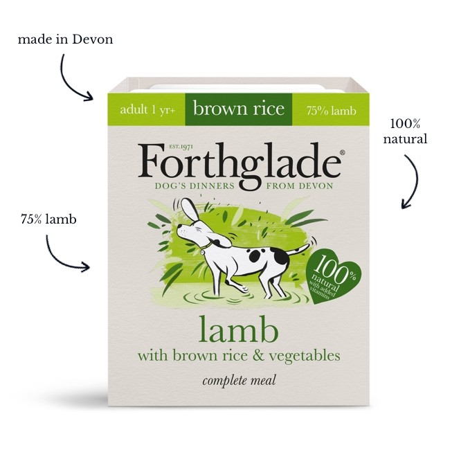 Forthglade Complete Adult Lamb with Brown Rice & Veg 395g