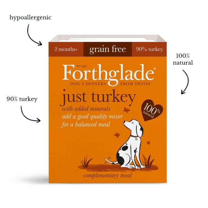 Forthglade Just Turkey Grain Free 395g