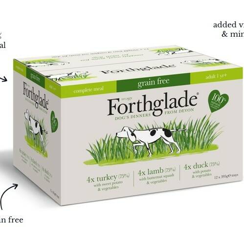 Forthglade Complete Adult Muliticase (Turkey, Lamb and Duck) Grain Free 12 x 395g