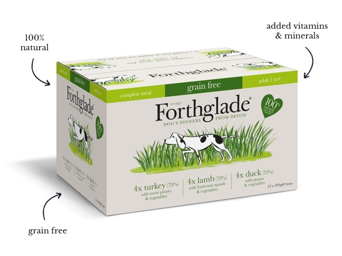 Forthglade Complete Adult Muliticase (Turkey, Lamb and Duck) Grain Free 12 x 395g