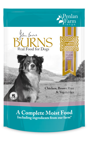Burns Penlan Farm Pouch Complete Chicken Rice & Veg Dog Food - 6 x 400g