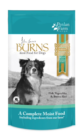 Burns Penlan Farm Pouch Complete Fish Brown Rice & Veg Dog Food - 6 x 400g