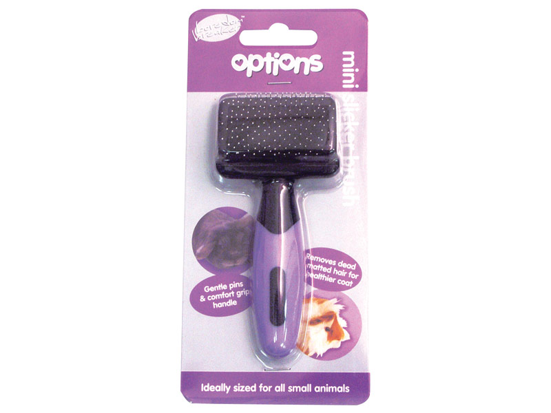 Options Gentle Slicker Mini Brush
