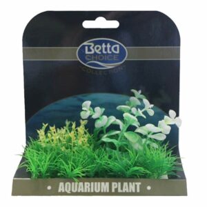 Betta Choice Med Plant Mat - Green & White