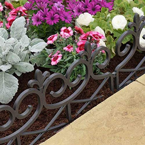 Smart Garden 4 x Scroll Decorative Fence Path Border Lawn Plant Beds Edging