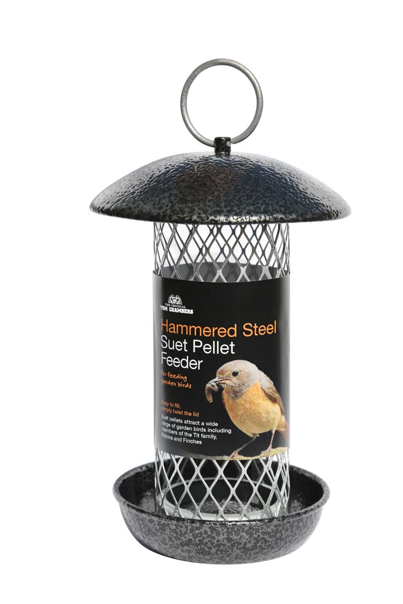 Tom Chambers Hammered Steel Suet Pellet Feeder CS051