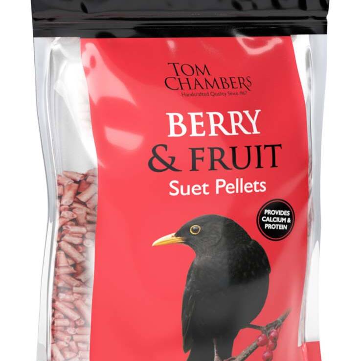 Tom Chambers Berry & Fruit Suet Pellets 0.9kg