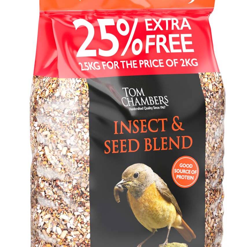 Tom Chambers Insect 'n' Seed Blend - 25% FOC - 2.5kg