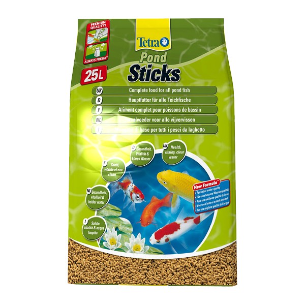 Tetra Pond Sticks 25L Bag 3.0Kg