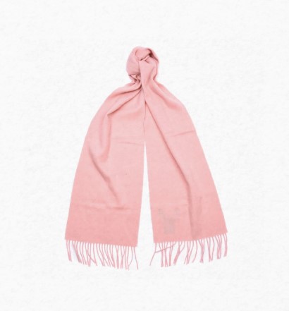 Barbour Ladies Wool Scarf - Blush Pink