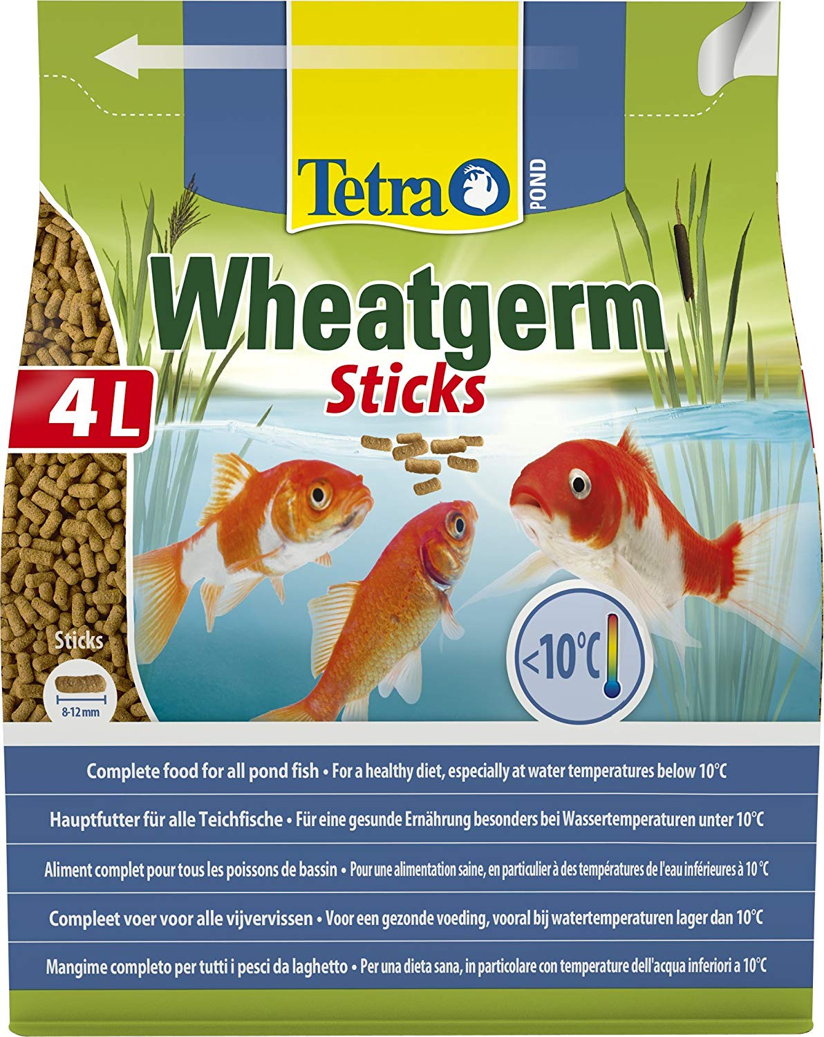 Tetra Pond Wheatgerm Sticks 4L 780g