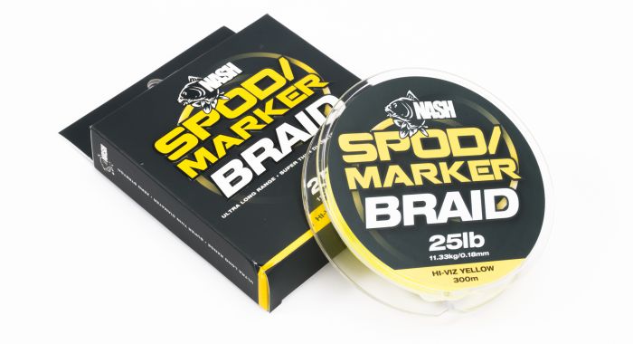 Nash Spod/Marker Braid 25lb 300m – HI-VIZ Yellow